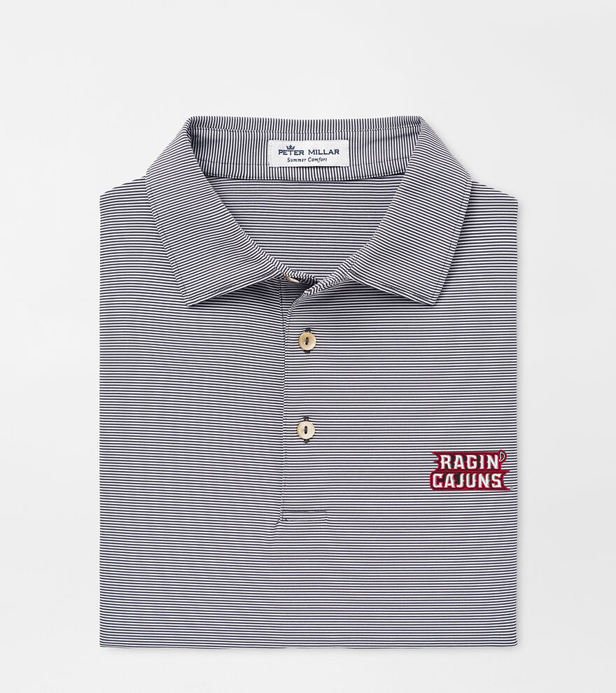 Louisiana Lafayette Jubilee Stripe Performance Polo image number 1