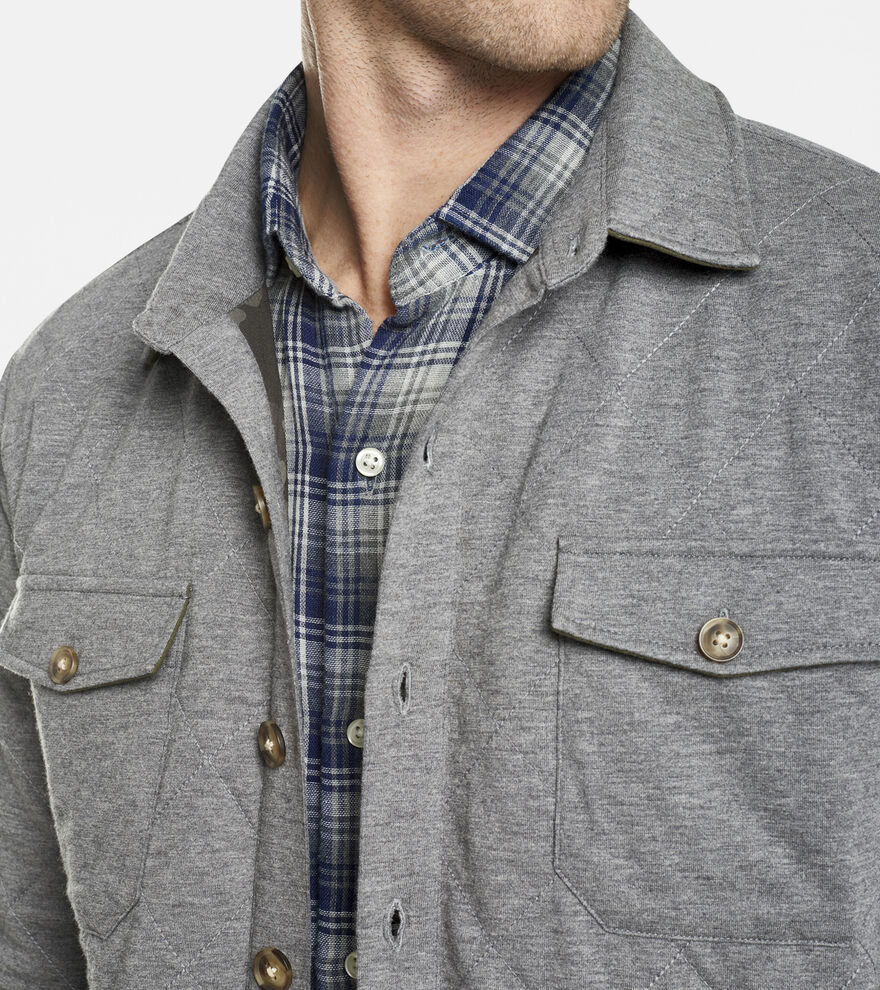 Cotton-Cashmere Shirt Jacket image number 4