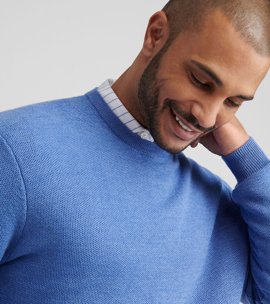 Autumn Crest Honeycomb Crewneck Sweater image number 4