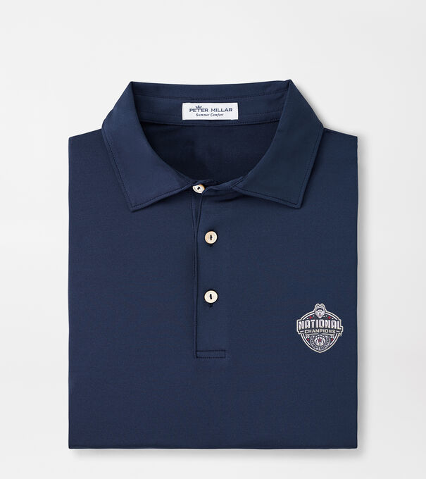 UConn National Champion Solid Performance Jersey Polo