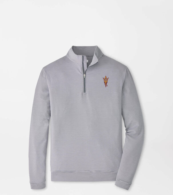 Arizona State Perth Sugar Stripe Performance Quarter-Zip