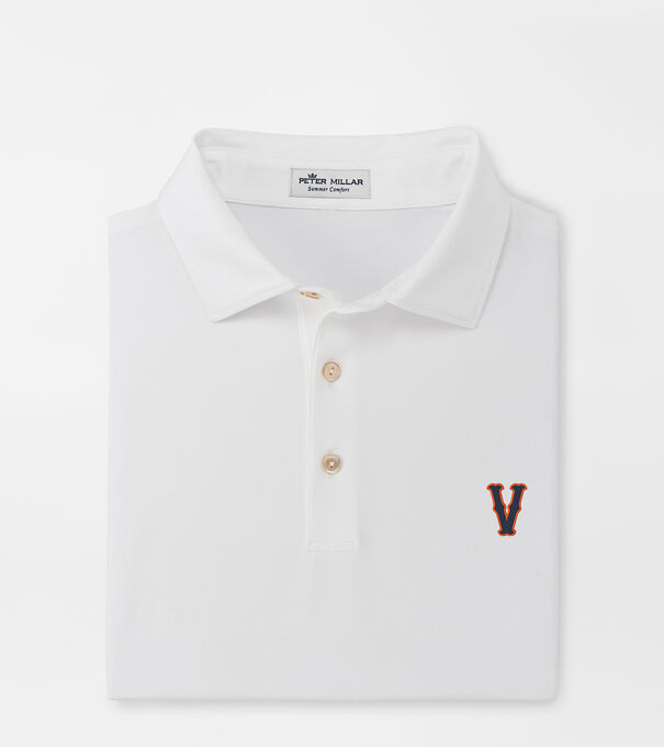 Virginia Vault Solid Performance Jersey Polo (Sean Self Collar)