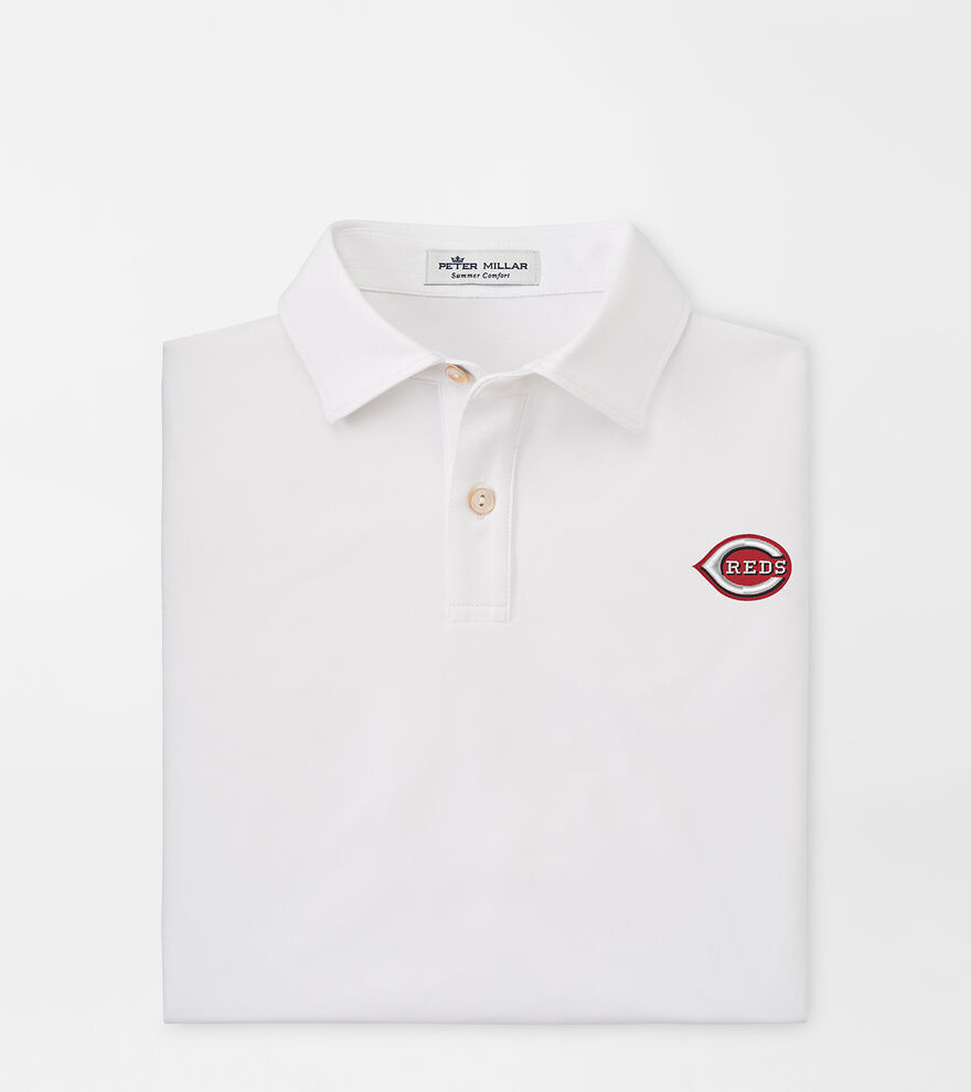 Cincinnati Reds Solid Youth Performance Jersey Polo image number 1