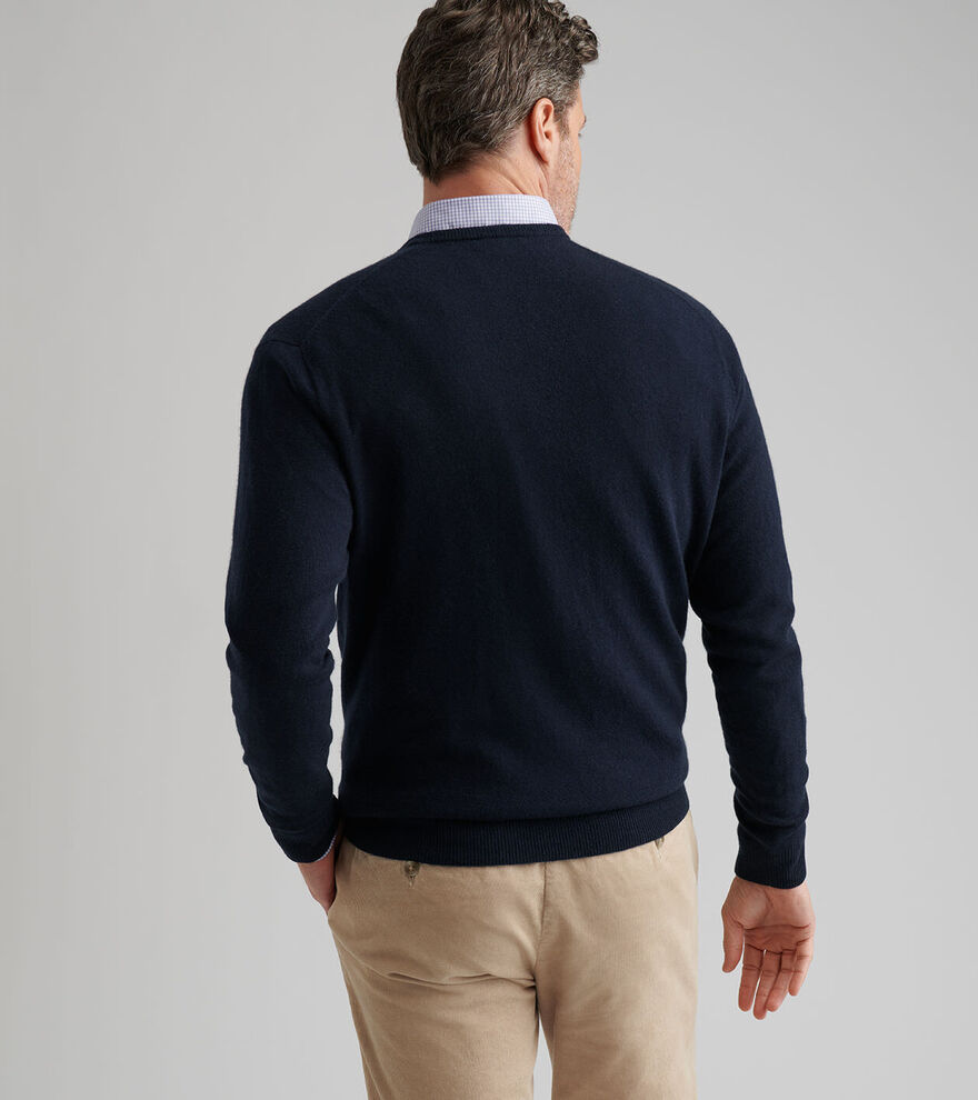 Crown Heritage Cashmere V-Neck Sweater - Alternate Image 2