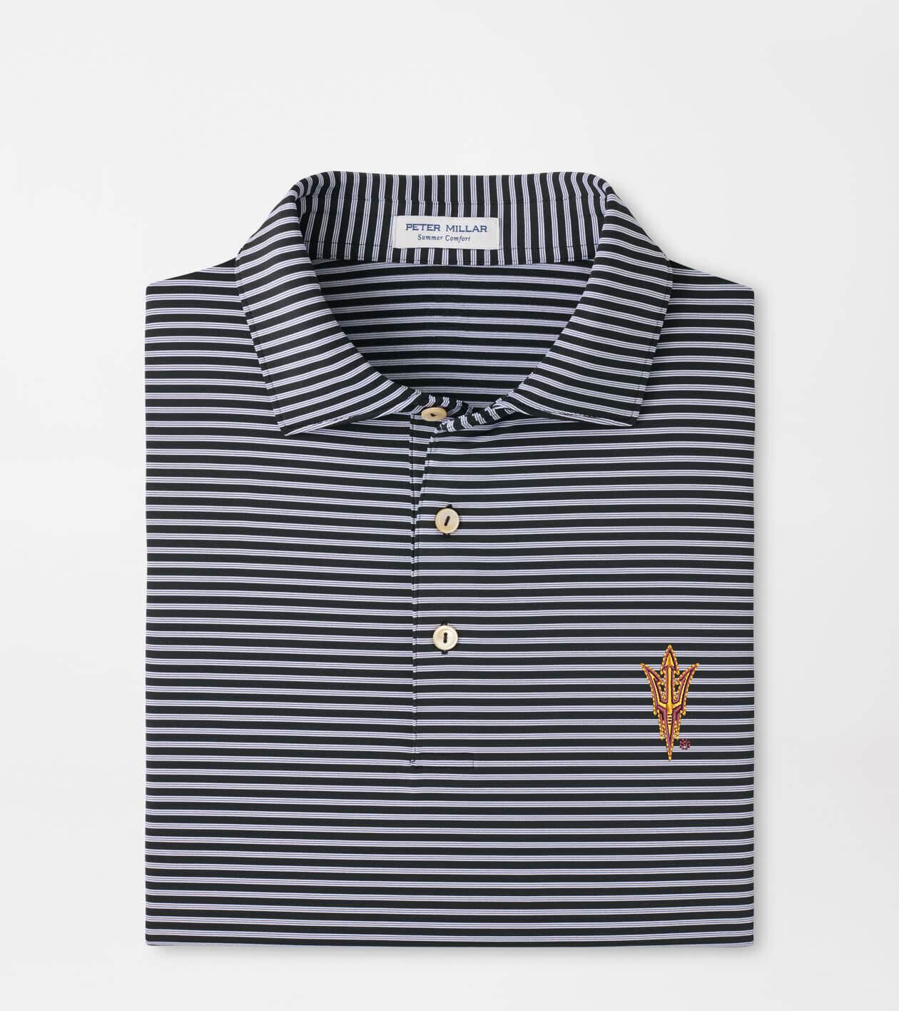 Arizona State Tiebreaker Performance Jersey Stripe Polo | Men's