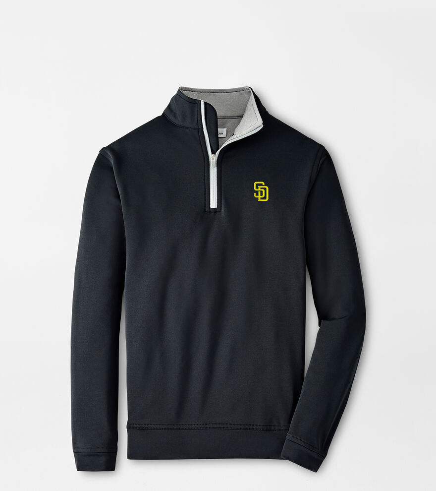 San Diego Padres Perth Youth Performance Quarter-Zip image number 1