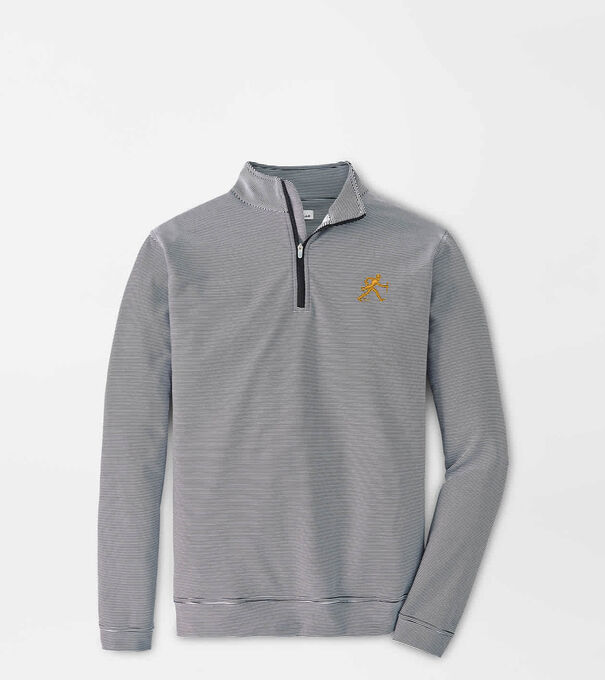 Wake Forest Walking Deacon Perth Sugar Stripe Performance Quarter-Zip