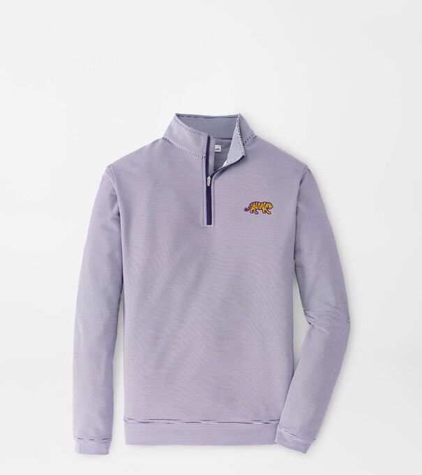 LSU Perth Sugar Stripe Performance Quarter-Zip