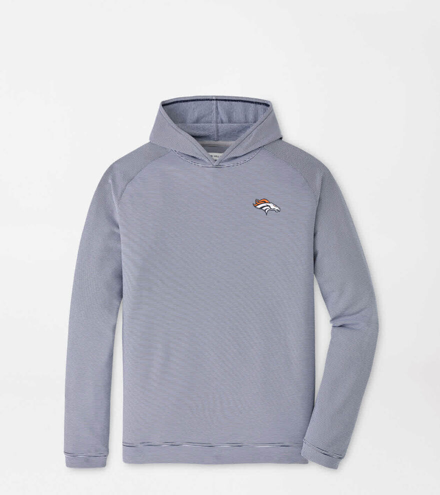 Denver Broncos Pine Sugar Stripe Performance Hoodie image number 1