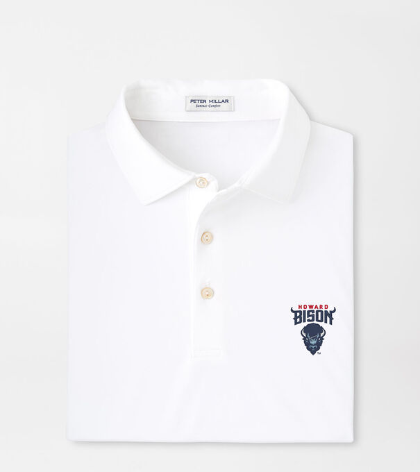 Howard University Solid Performance Jersey Polo