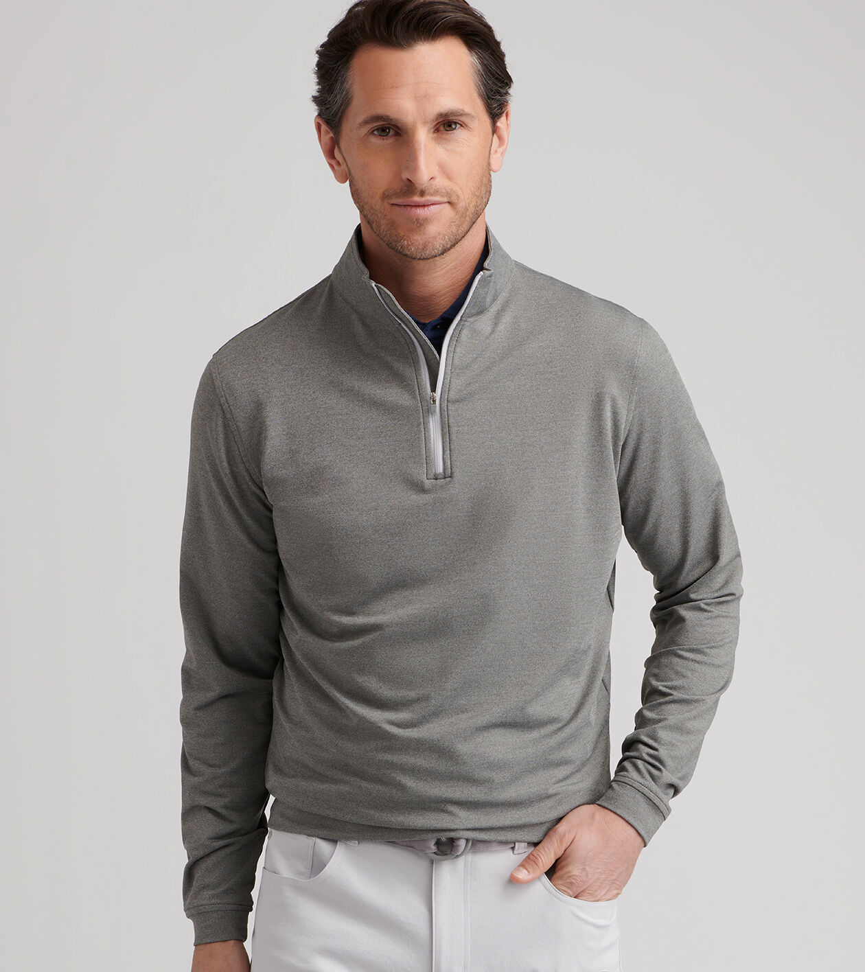 その他 Mr.Per Man Perth Mélange Performance Quarter-Zip | Men's Pullovers