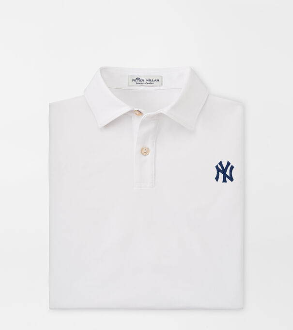 New York Yankees Solid Youth Performance Jersey Polo