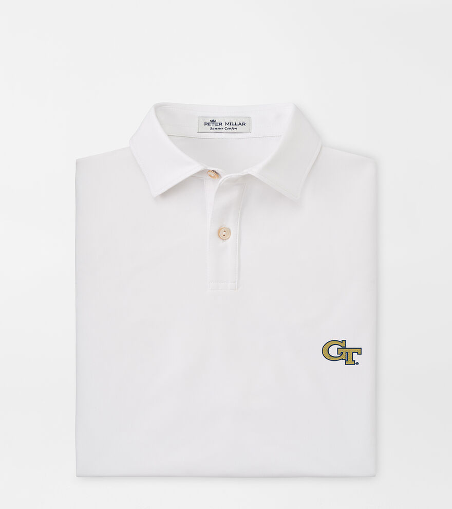 Georgia Tech Youth Solid Performance Jersey Polo image number 1