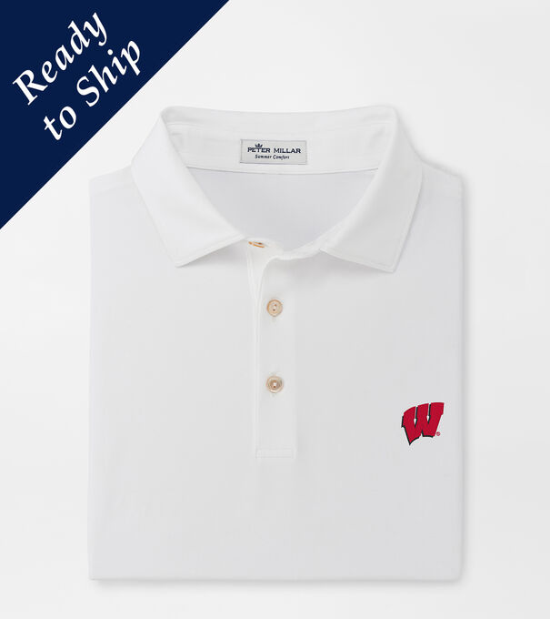 Wisconsin Solid Performance Jersey Polo