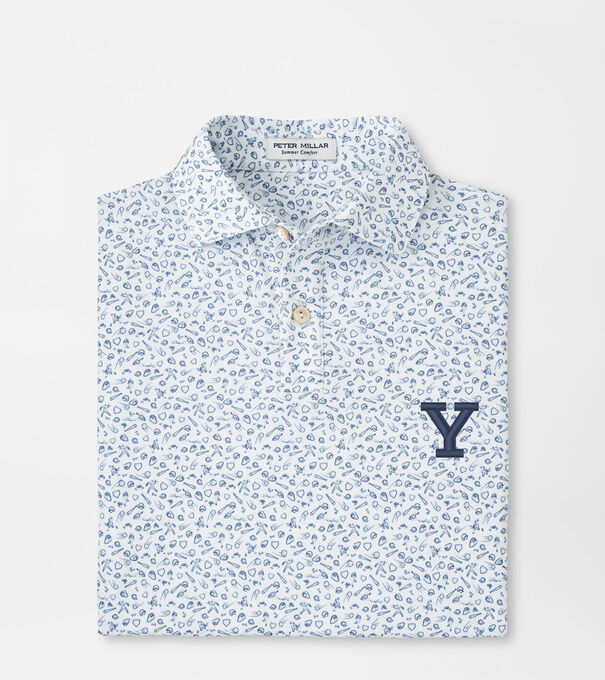 Yale Batter Up Youth Performance Jersey Polo