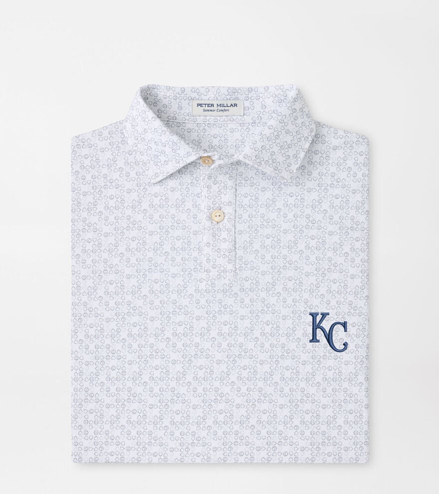 Kansas City Royals Bases Loaded Youth Performance Jersey Polo image number 1