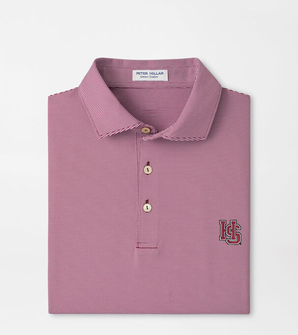 Hampden Sydney Jubilee Stripe Performance Polo