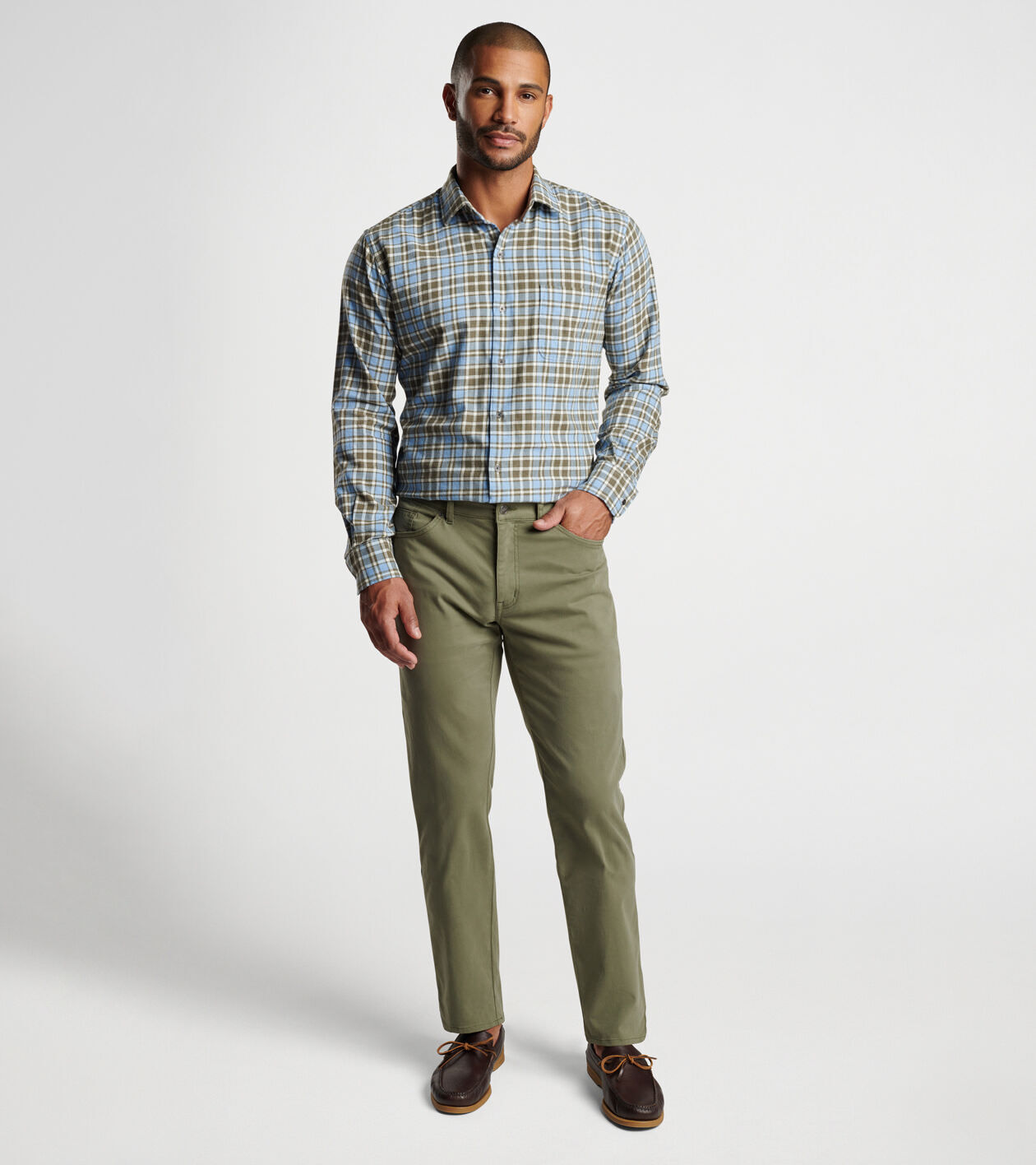 Signature Sateen Five-Pocket Pant| Men's Pants | Peter Millar