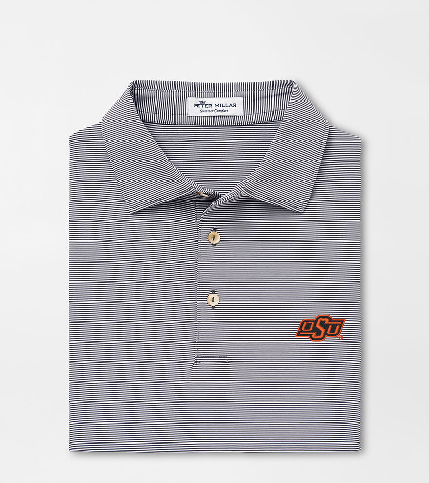 Oklahoma State Jubilee Stripe Performance Polo image number 1