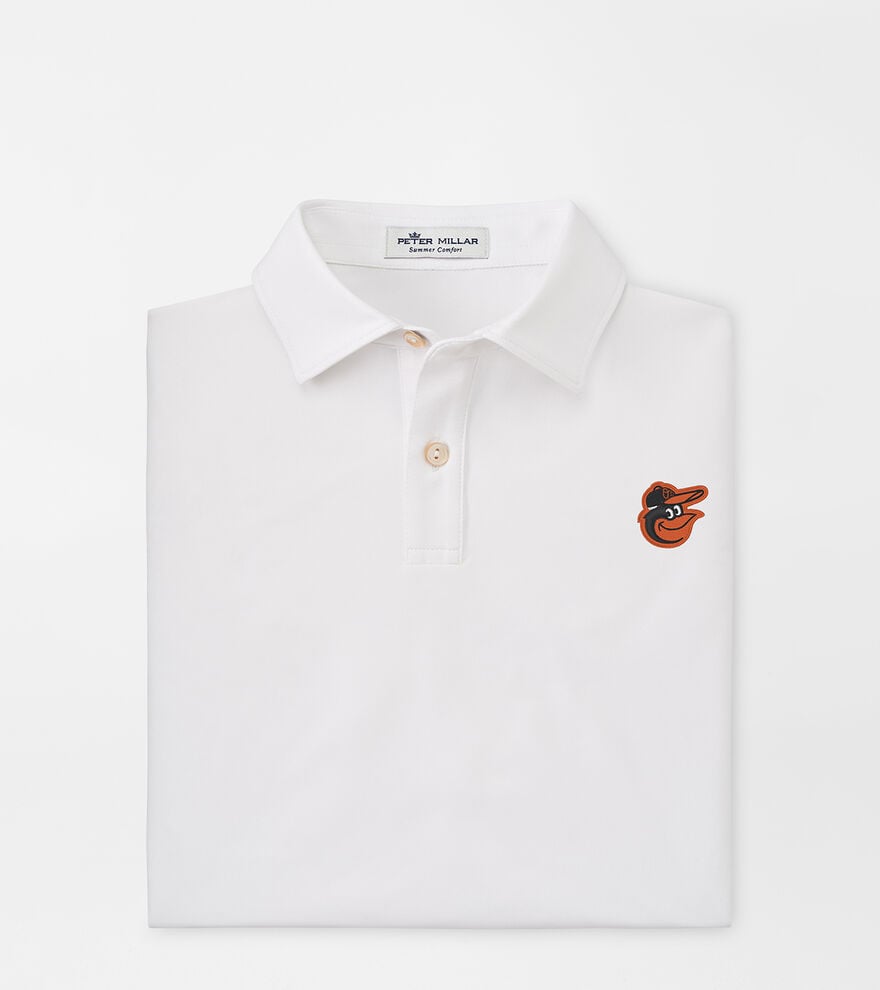 Baltimore Orioles Solid Youth Performance Jersey Polo image number 1