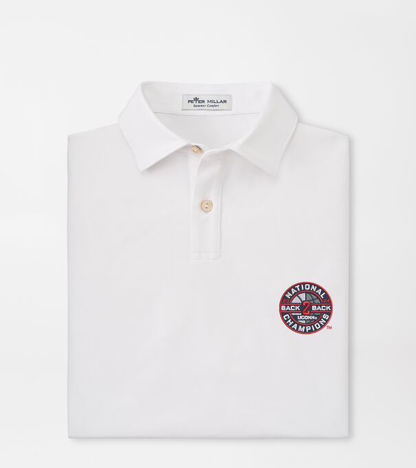 UConn Back-To-Back National Champion Solid Youth Performance Jersey Polo
