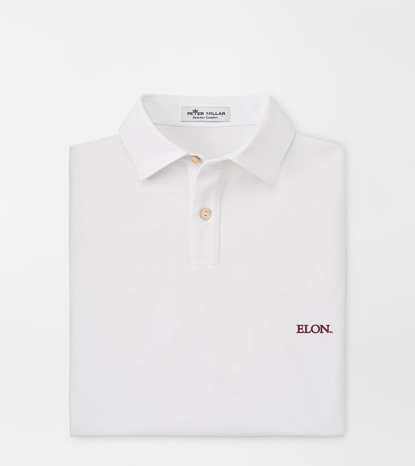 Elon Youth Solid Performance Jersey Polo