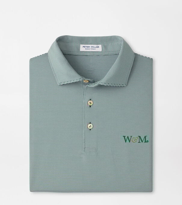 William & Mary Jubilee Stripe Performance Polo