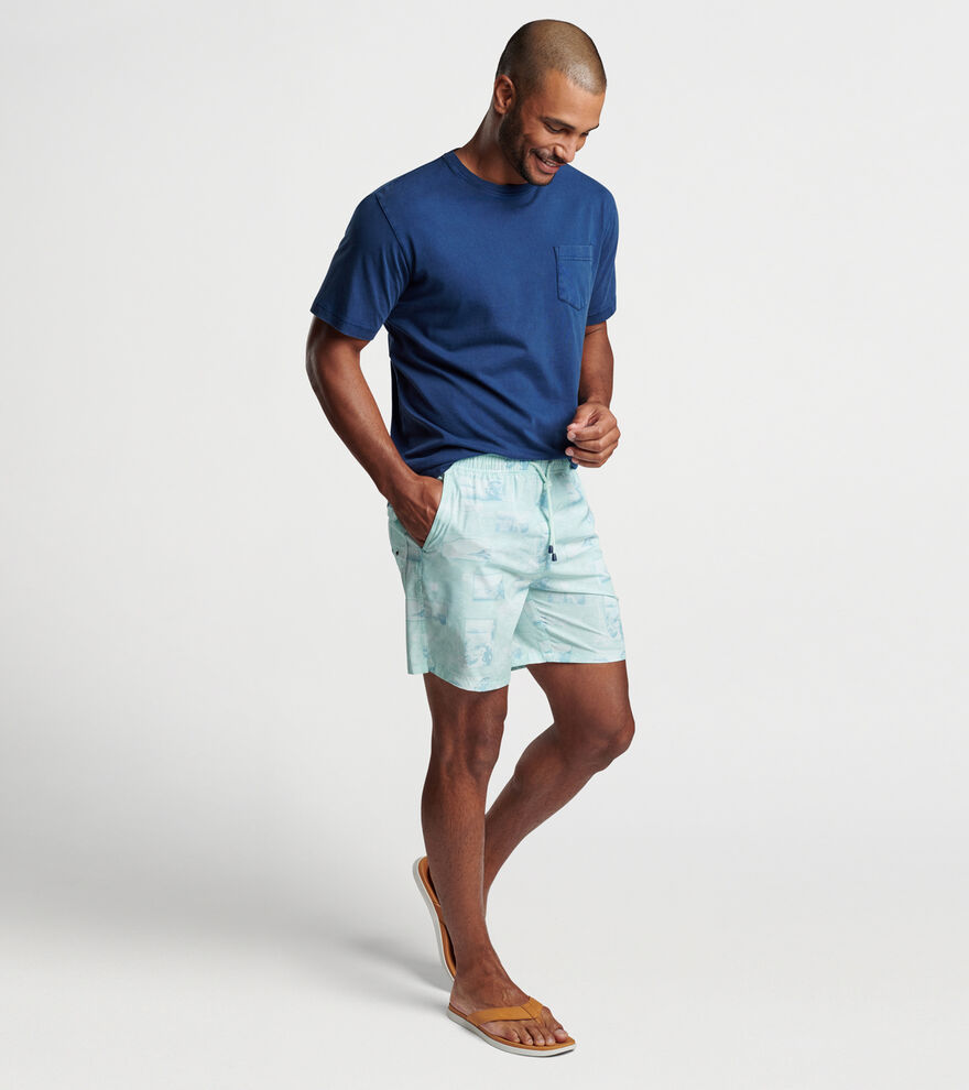 Postcards From Italy Swim Trunk Men's Swim Trunks Peter Millar