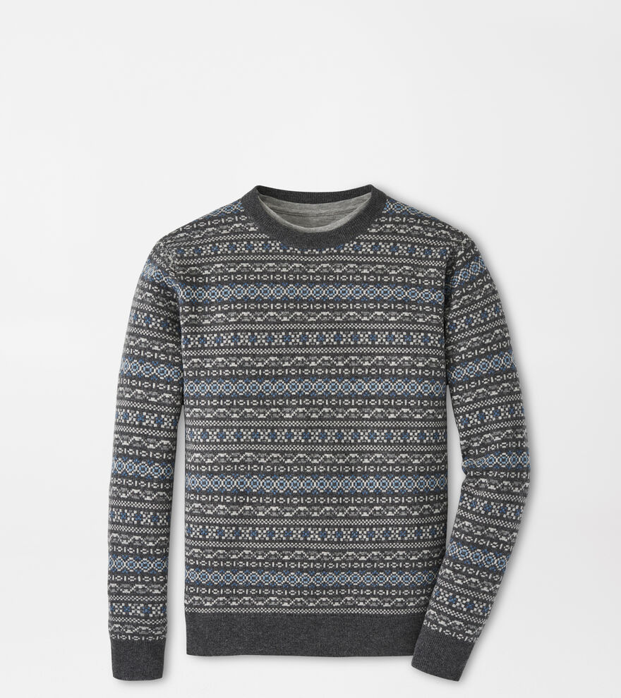 Conway Wool Cashmere Fair Isle Crew image number 1