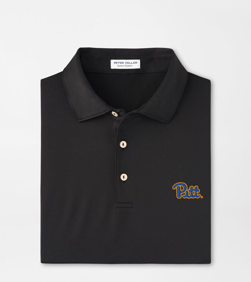 Pittsburgh Solid Performance Jersey Polo image number 1
