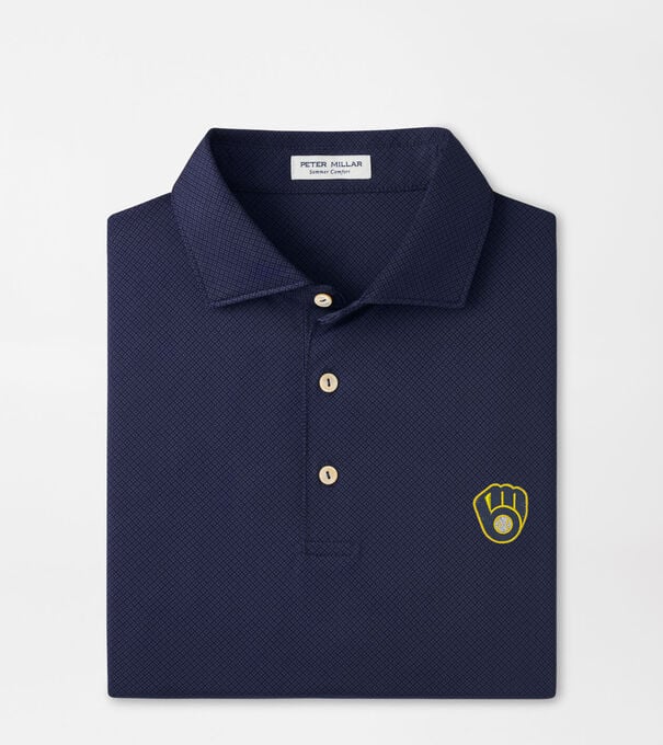 Milwaukee Brewers Hugo Performance Jersey Polo