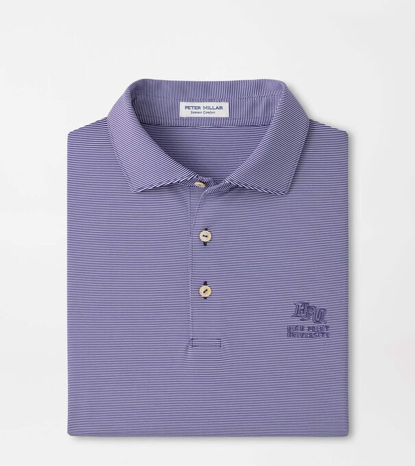 High Point University Jubilee Stripe Performance Polo