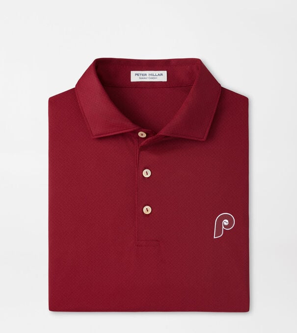 Cooperstown Philadelphia Phillies Hugo Performance Jersey Polo