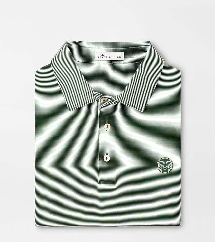 Colorado State Jubilee Stripe Performance Polo image number 1