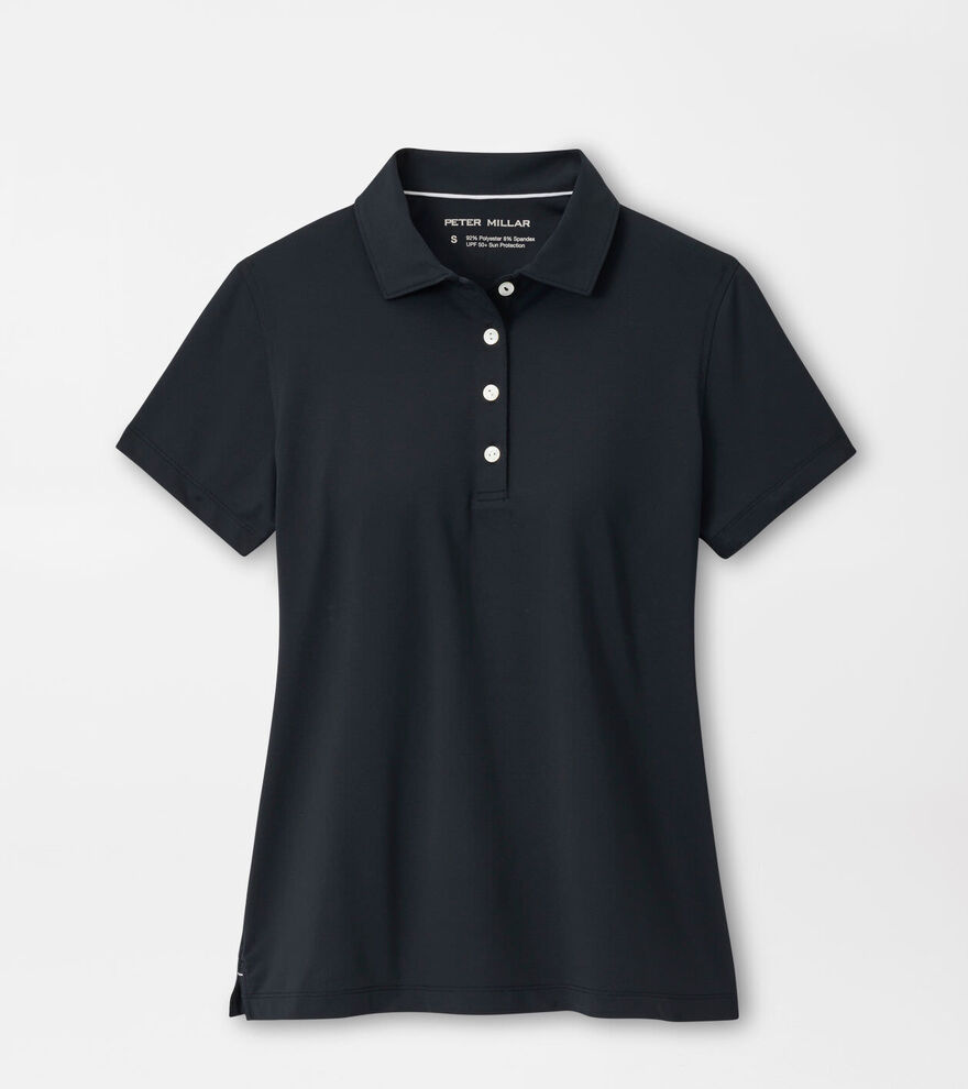 Women's Short Sleeve Button Polo image number 1