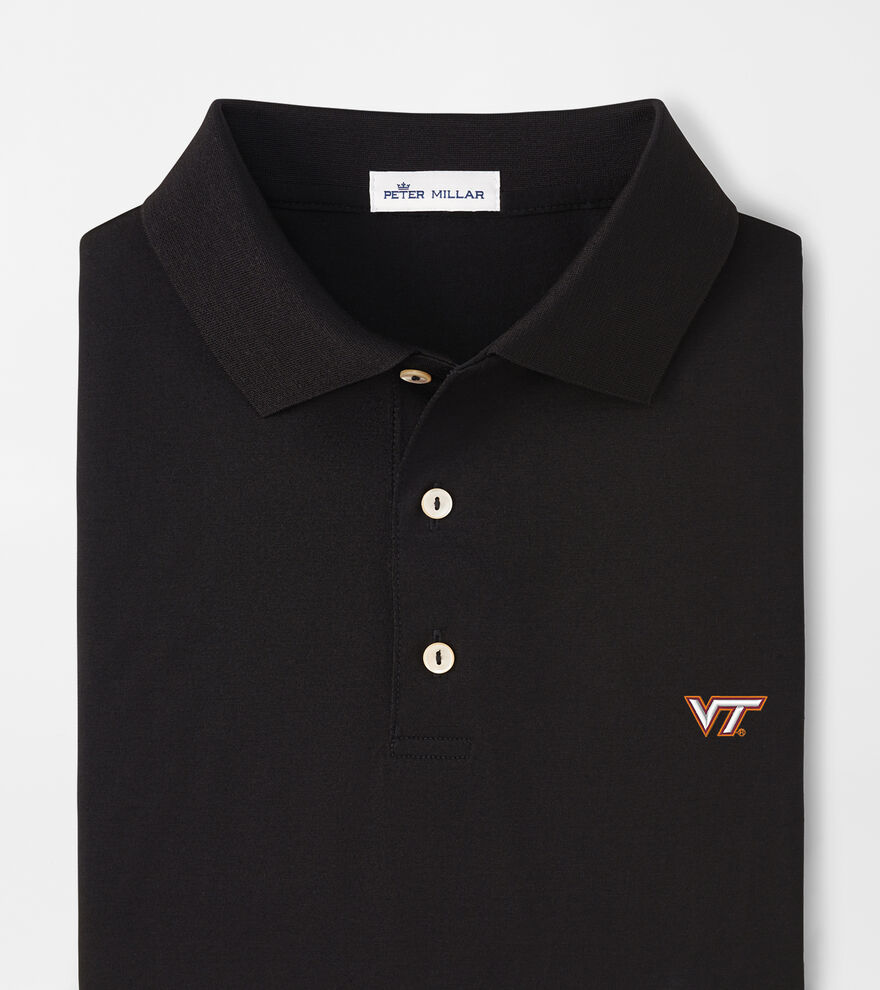 Virginia Tech Solid Cotton Polo