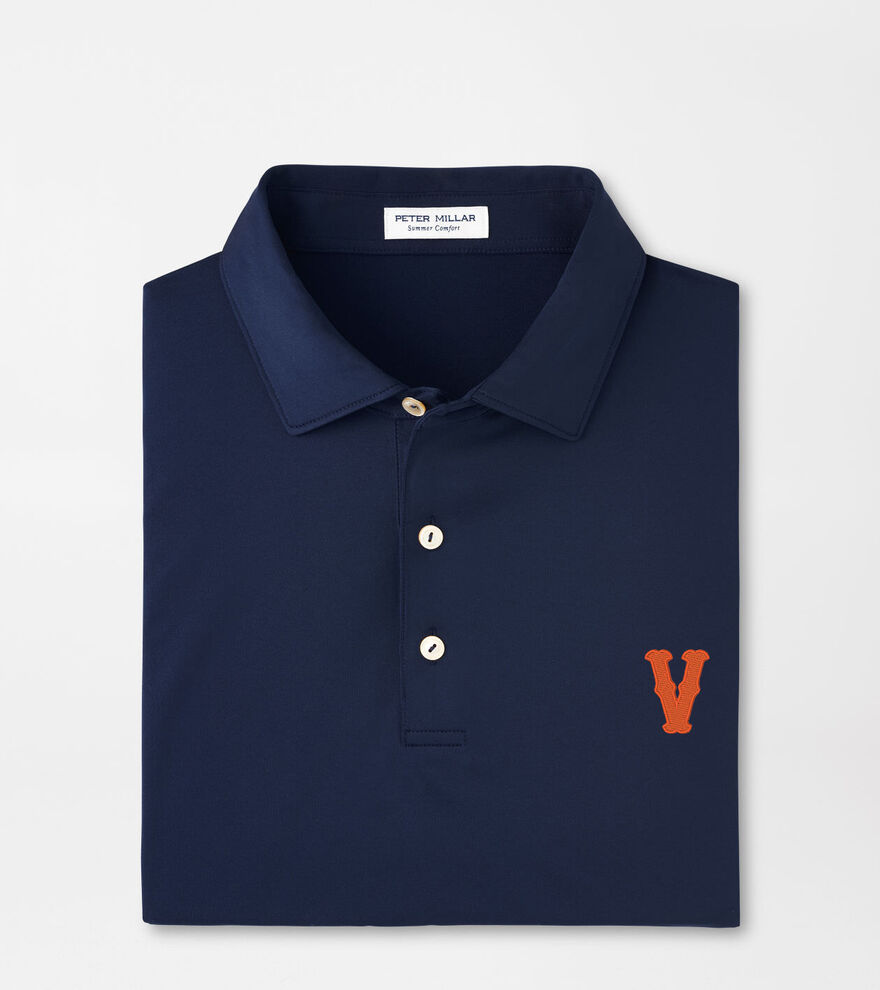 Virginia Vault Solid Performance Jersey Polo image number 1