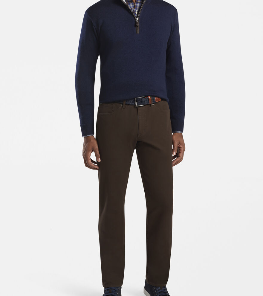 Crown Soft Nappa Trim Quarter-Zip image number 4