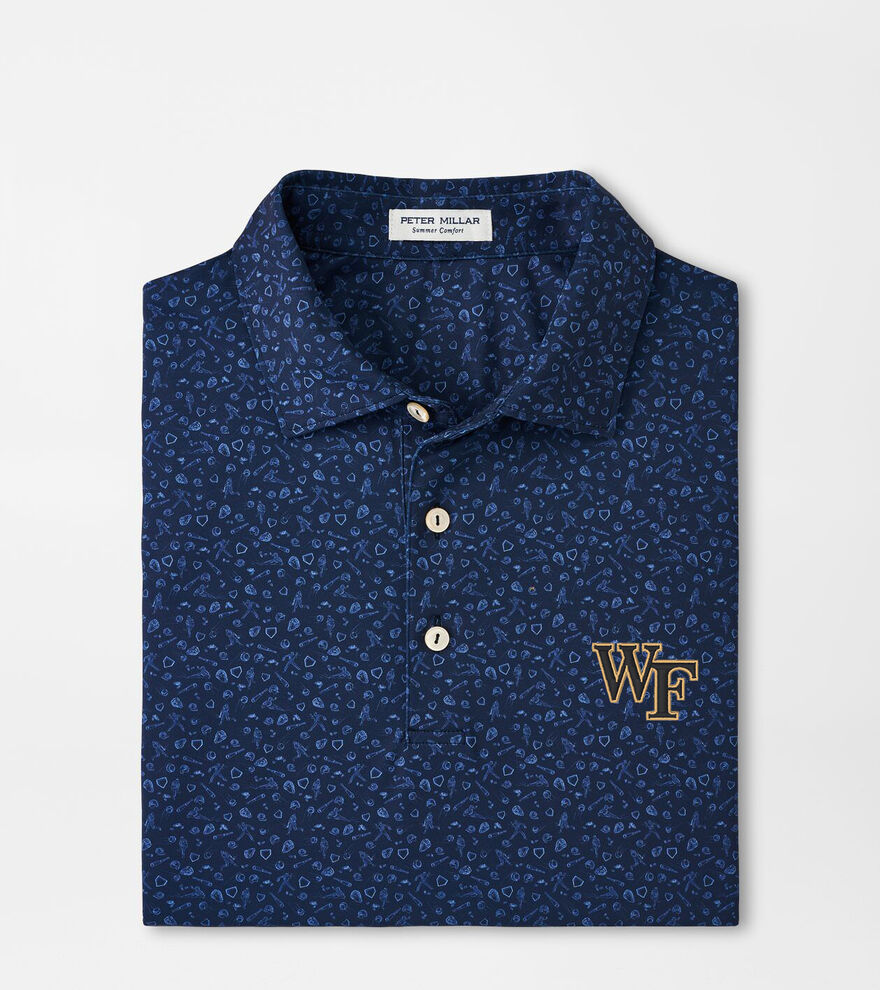 Wake Forest Batter Up Performance Jersey Polo image number 1