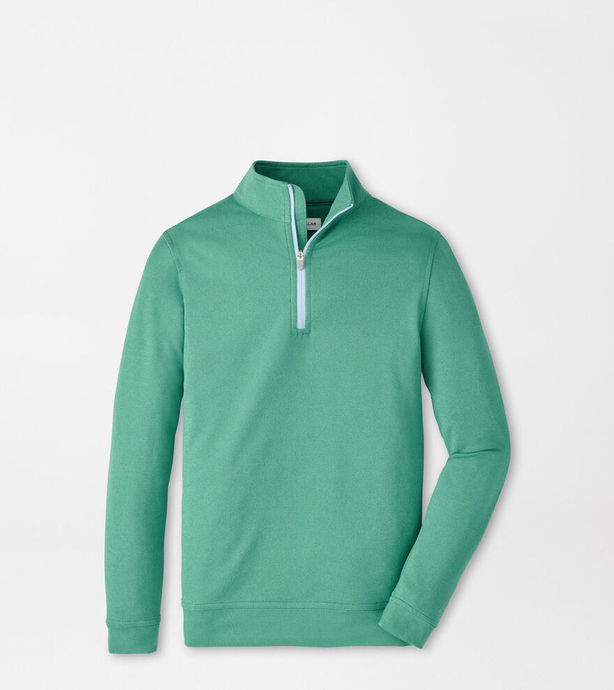 Perth Youth M&eacute;lange Performance Quarter-Zip image number 1