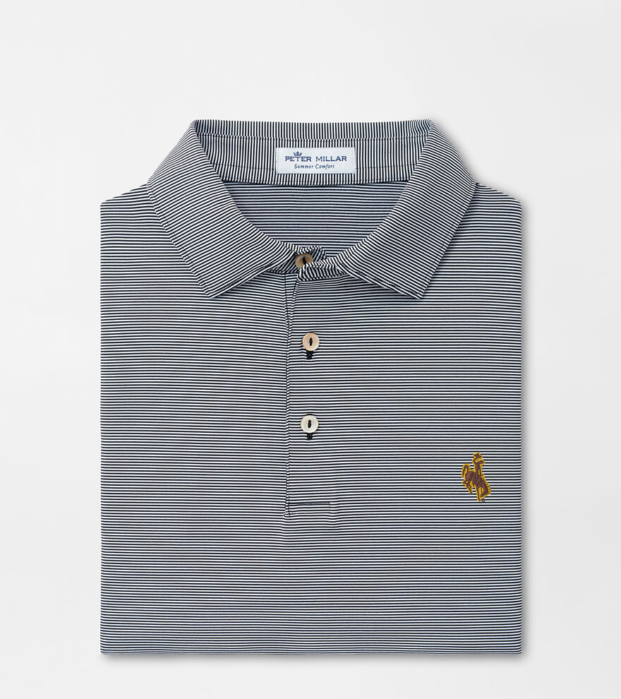 Wyoming Jubilee Stripe Performance Polo image number 1
