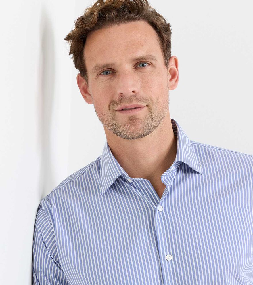 Langley Crown Lite Cotton-Stretch Sport Shirt - Alternate Image 3