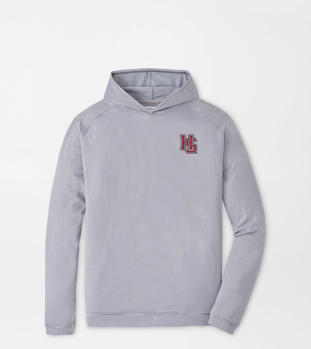 Hampden Sydney Pine Sugar Stripe Performance Hoodie