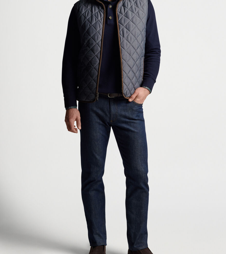 Essex Quilted Travel Vest Men's Vests Peter Millar