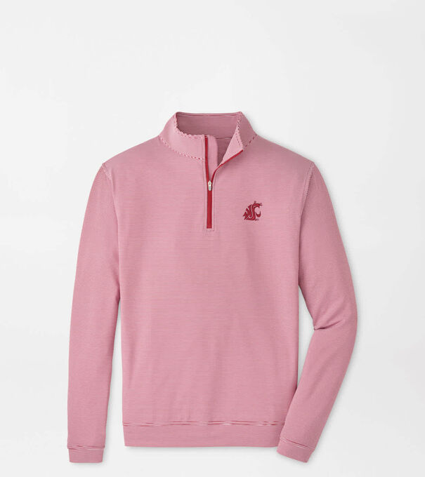 Washington State Perth Sugar Stripe Performance Quarter-Zip