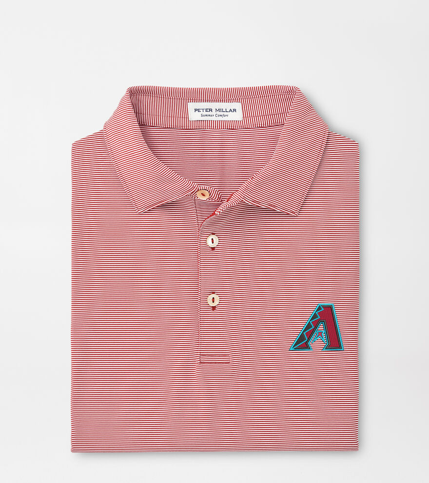 Arizona Diamondbacks Jubilee Stripe Performance Polo image number 1