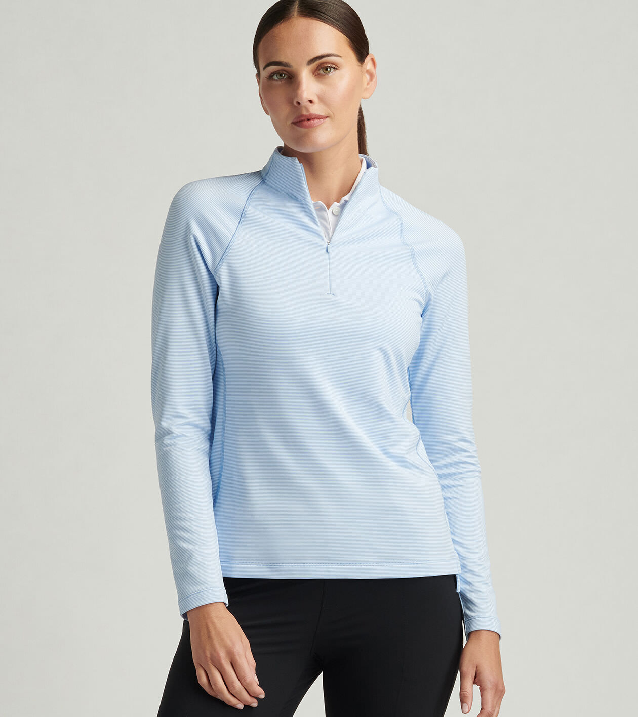 Women's Sugar Stripe Perth Layer | Women's Tops | Peter Millar