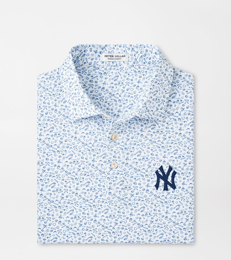 New York Yankees Batter Up Performance Jersey Polo image number 1