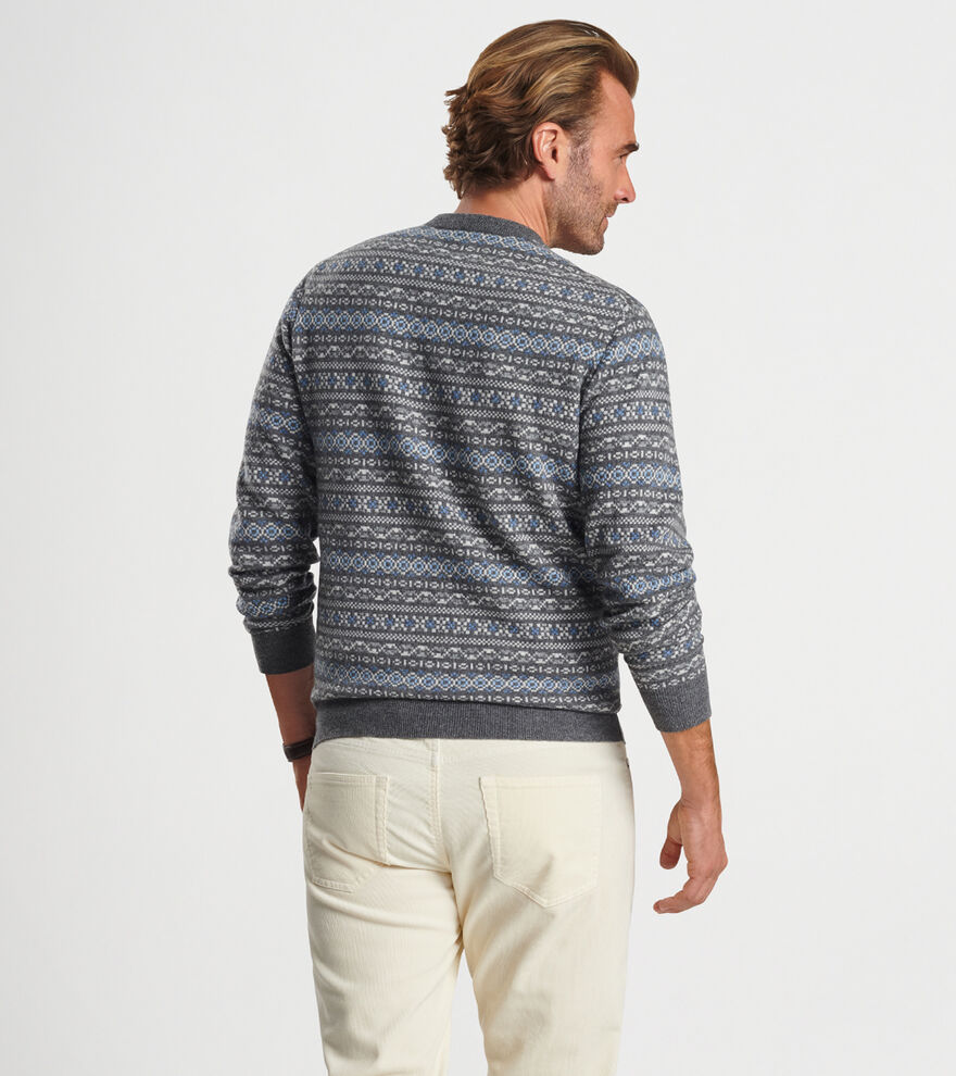 Conway Wool Cashmere Fair Isle Crew image number 3