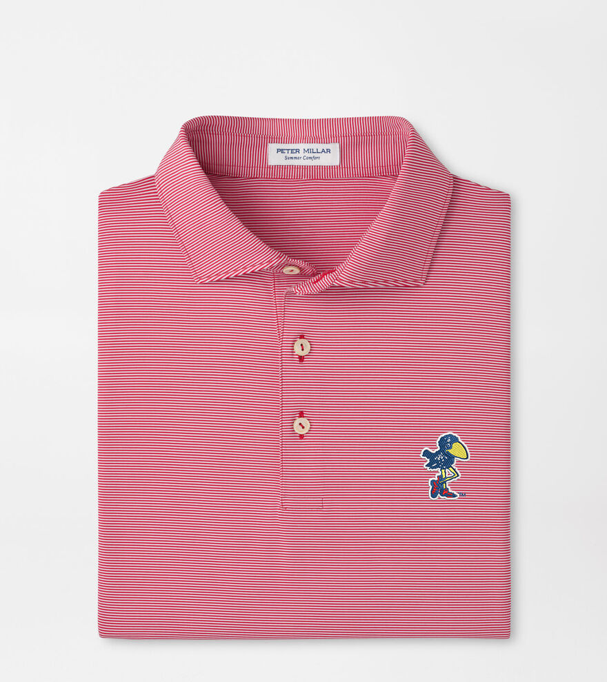 Kansas Vault Jubilee Stripe Performance Polo image number 1
